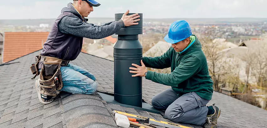 Chimney Flashing Replacement for Storm Damage in Murrieta