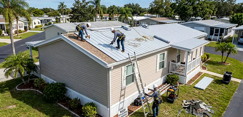 Mobile Home Metal Roof Replacement in Murrieta