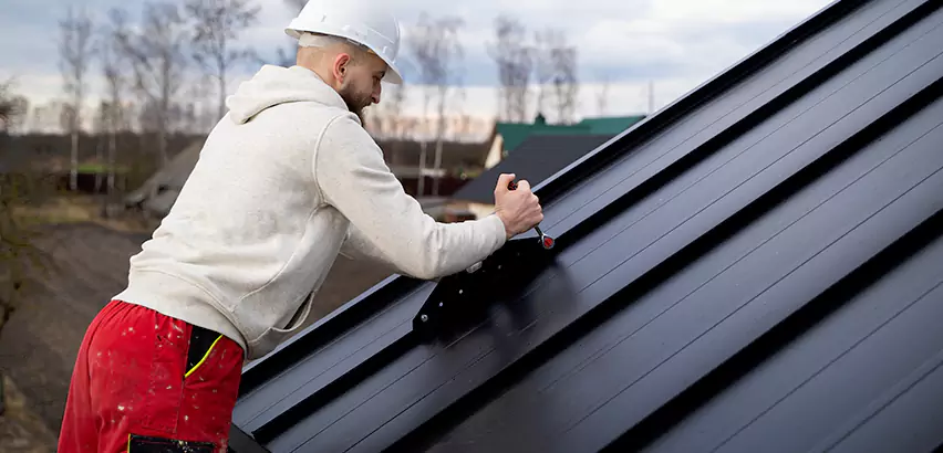 Tin Roof Ridge Cap Installation in Murrieta