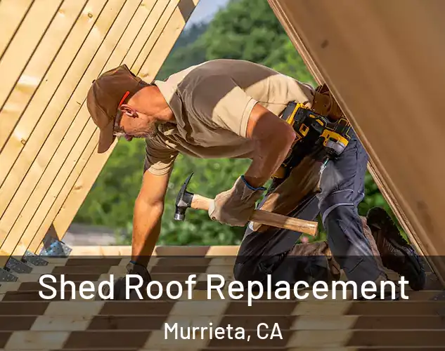  Shed Roof Replacement Murrieta, CA